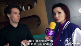 BUMS BESUCH - German pornstar Anike Ekina seduces and fucks