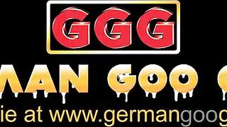 German Goo Girls! - Viktoria is back for more bukkake