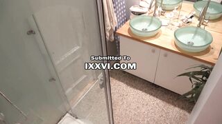 My stepdaddy has installed concealed camera inside restroom
