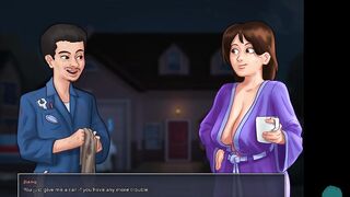SUMMERTIME SAGA #69 • She's rubbing and massaging his long