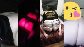 BBW Pawg Lover Butt Twerk (Split Screen Compilation)