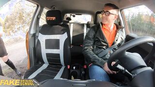 FakeDrivingSchool – Zeynep Rossa Shows Off Her Biggest Breasts