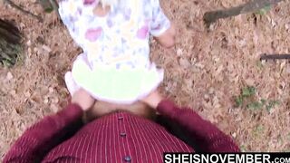 Ebony Geeks Step Daughter Banged By Stepdaddy Into the Woods 4k