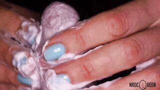 ASMR Mom shows How to Rubs and Lick a Penis