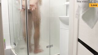 Caught Stepsister by surprise inside the shower and banged from