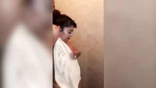 My ex-wife inside the shower!!!