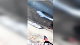 babe 19 Yo Bombshell NIKOLE NASH Squirts during Outdoors Art Session