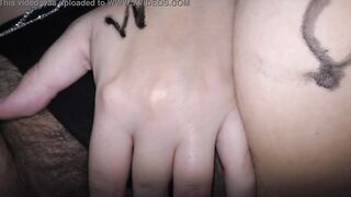 Unshaved BBW sluts inside a lewd bikini got covered into