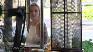 Braless 18 Yo Voyeur – Sheer Top