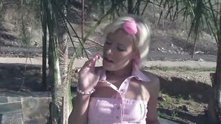 Eve Nicholson Takes Dick Up Her Tight Snatch