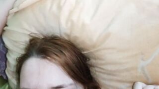 Fuck Marish into the mouth while sitting on her