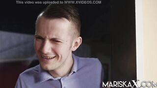 MARISKA Big Tit babes Lyne and Susi share 2 dicks