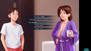 SUMMERTIME SAGA #71 • Inside bed with a divine MILF