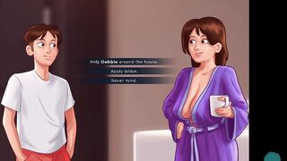 SUMMERTIME SAGA #71 • Inside bed with a divine MILF
