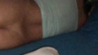 My wifey into bed