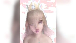 Princess Peach Vibrator Riding