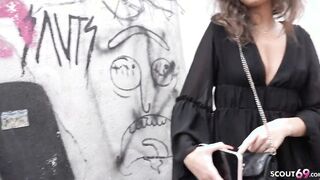 GERMAN SCOUT - PETITE COLLEGE SLUTS ISABELLA PICKED UP AND BANGED