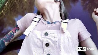 Slim gf boned inside the bosom of nature