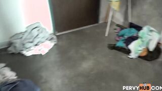 Alina Ali Seduces Her White Stepbro To Do Chores for