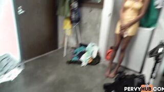 Alina Ali Seduces Her White Stepbro To Do Chores for