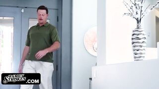 Slim Barely Legal Alaina Dawson Drilled By Stepdad