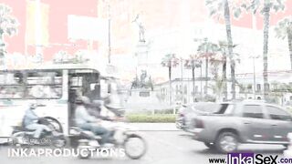 18 yo-year-older submissive Venezuelan gets her first anal drilli