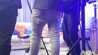 My BF fucks me inside the butt and records behind