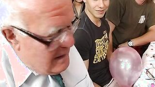 Grandpa’s 80th birthday gang bang party