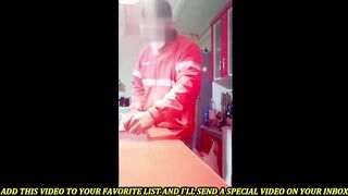 Secret webcam - eager electrician couldn't hold out and screwed