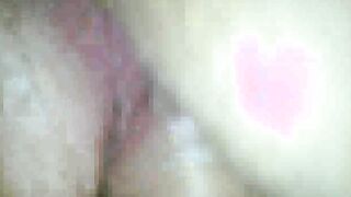 Hiding my cum under her panty