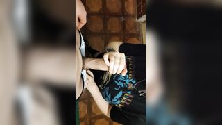 Oral Sex with an ending inside a adorable face