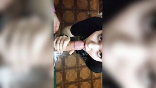 Oral Sex with an ending inside a adorable face