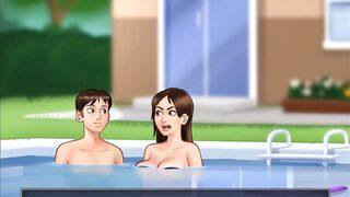 SUMMERTIME SAGA- 19 Yo & Milf Got Pounded.