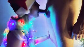 New Year's suck, slobbering gift part one