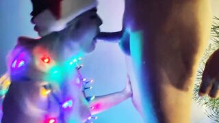 New Year's suck, slobbering gift part one
