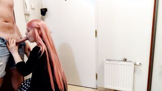 Called sexy pinkhair bimbo home!