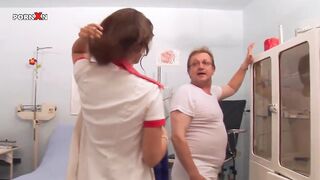 Pissing enjoying whores sharing a lucky cock