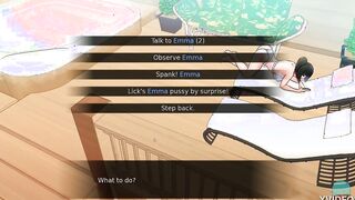 CONFINED WITH GODDESSES #30 • Emma sloppily blows a long