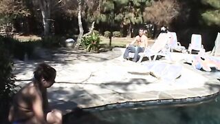 Chunky sluts takes deep penetration on lounge chair