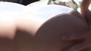 Chunky sluts takes deep penetration on lounge chair