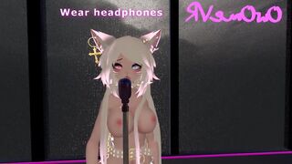 Lewd ASMR - Ear Licking and Groaning while I Masturbate