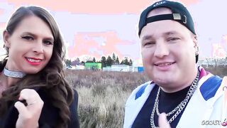VEHICLE GANG BANG WITH GERMAN HUGE BREASTS mom BOMBSHELL SUS AND