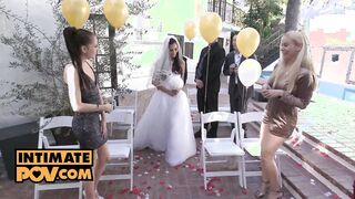itsPOV - Wedding night banged! foursome