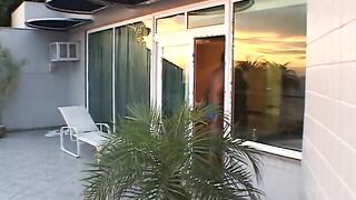 Hot african inside pink dress gets her apple bottom fuck rough