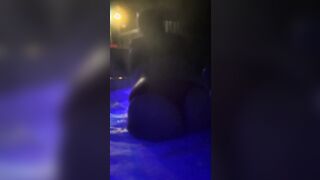 Long Cutie booty into a Beauty bath tub