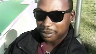 African dude jizzes on african sluts after fucking her booty and snatch