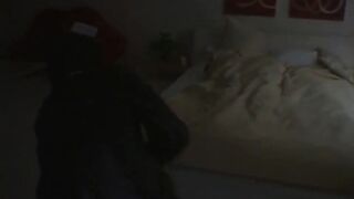 Japanese bimbos Banged rough while sleeping inside bed