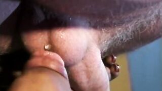 Anal ebony Girl screwed and creamed by white penis