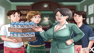 SummertimeSaga - Headmistress Punishes Her Students E2 # 10