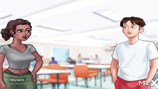 SummertimeSaga - Headmistress Punishes Her Students E2 # 10